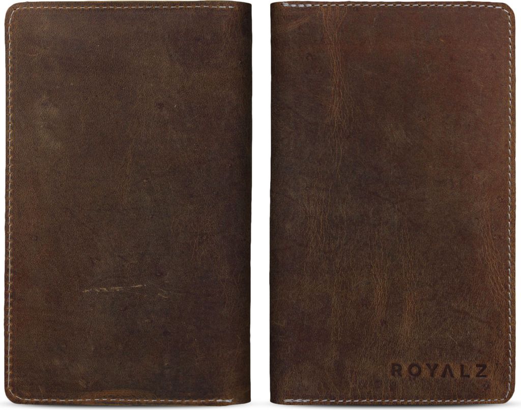 ROYALZ Vintage Leder Sleeve für Apple iPhone 8 Geldbörse (4.7 Zoll) Schutztasche Etui Brieftasche Portemonnaie Case