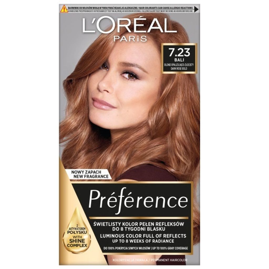 L'Oreal Paris Recital Preference Farba do włosów 7.23 Bali Zdjęcie produktu 
