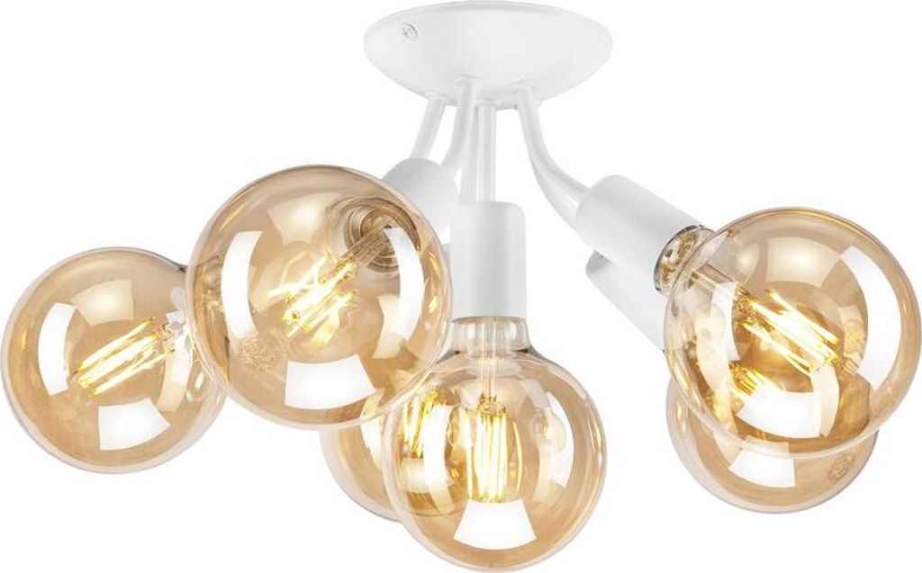 Deckenleuchte VIGGO weiss E27 Ø28cm H:17cm dimmbar