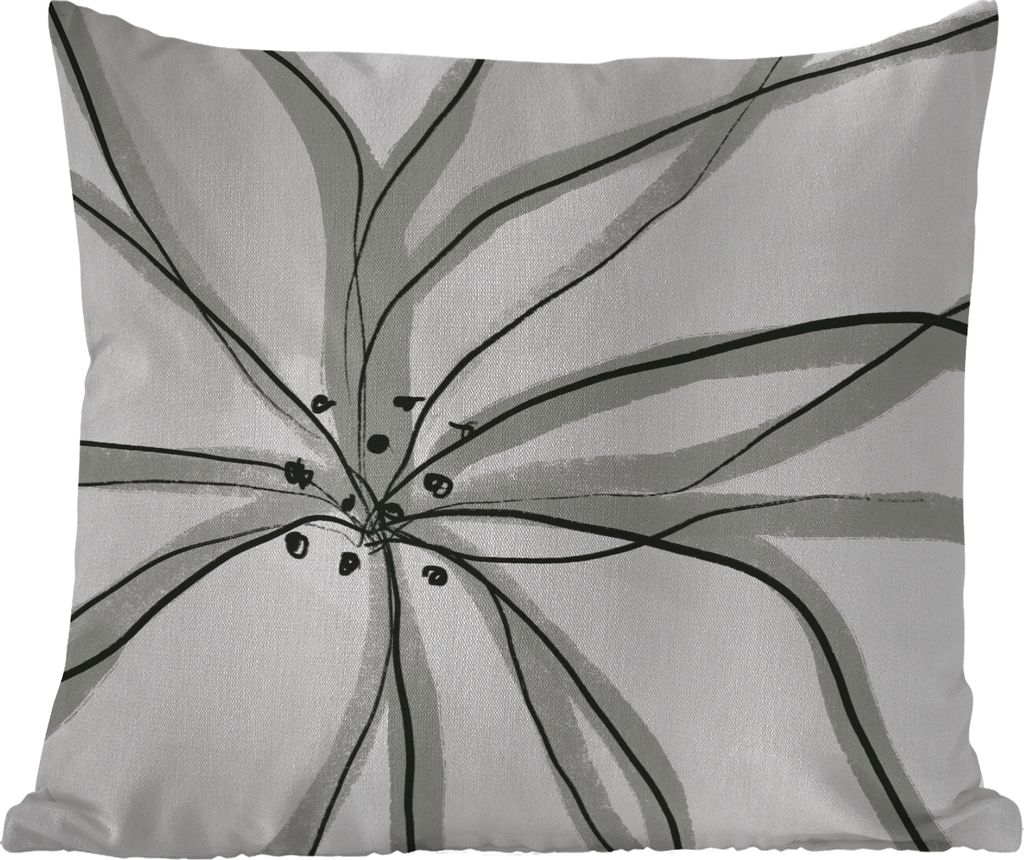 MuchoWow Outdoor Kissen - Blumen - Abstrakt - Design - 50x50 cm - Wetterfest - Lounge Kissen - Komfortabel - Kissen mit Bild