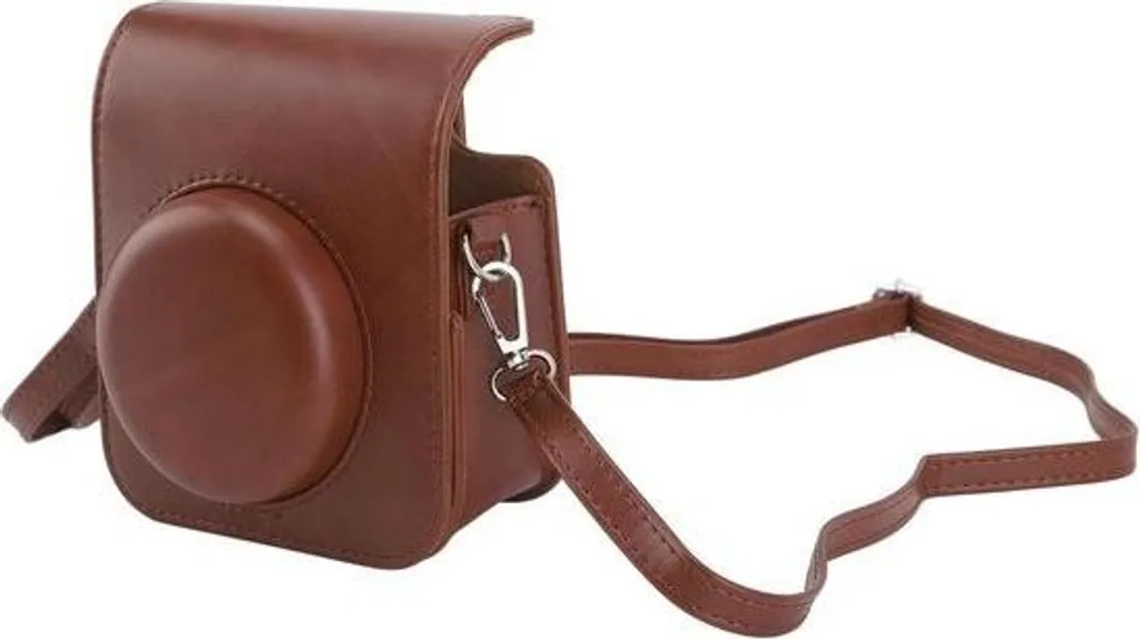 Étui de Transport Instax Mini 12 : Housse de Protection en Cuir Rose
