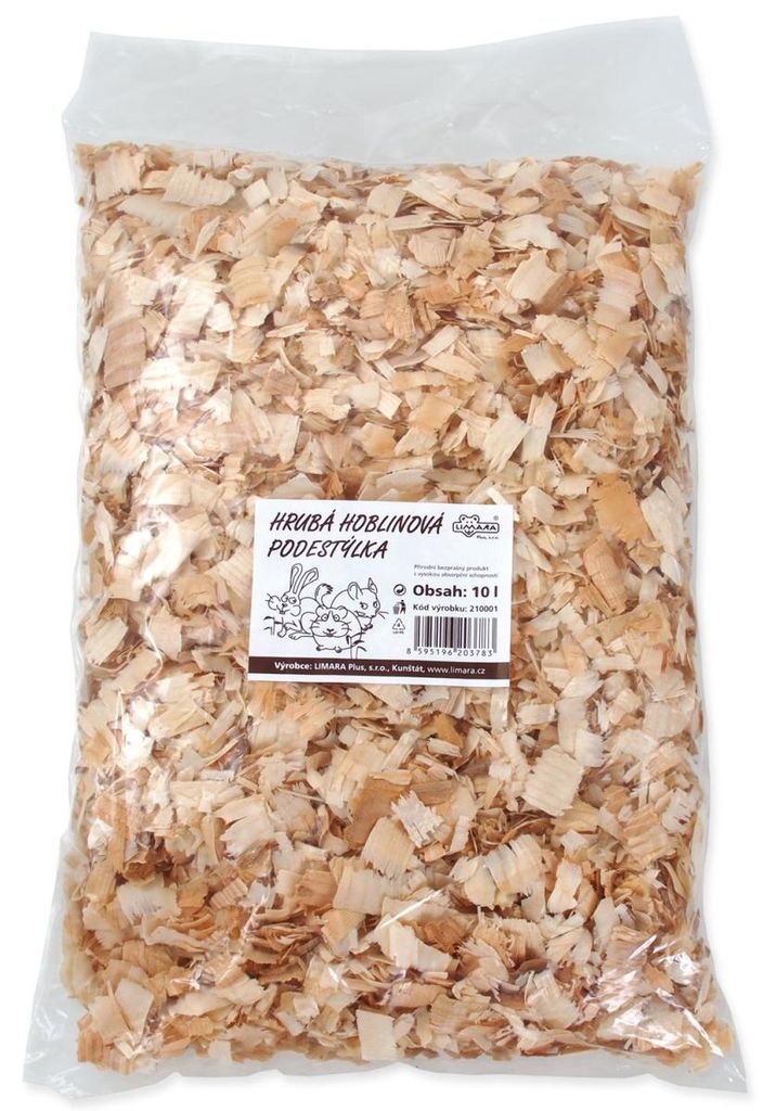Hrubá hoblinová podstielka 10l Obrázok produktu 