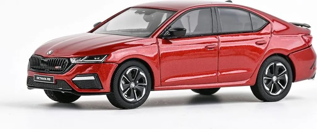Modèle Réduit Skoda Octavia IV RS 2020 Abrex 1:43 en Métal Orange Cayenne