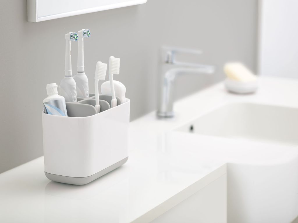 Joseph Joseph 70510, držiak na zubnú kefku, Šedá, Sink, Obrázok produktu 