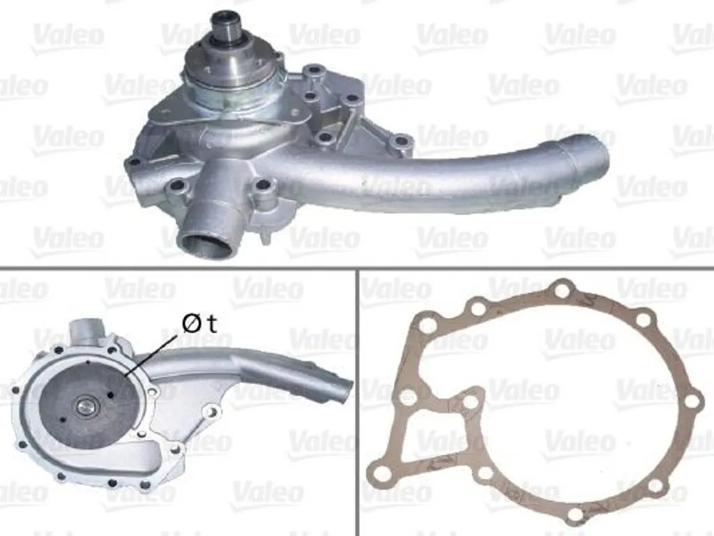 Pompe à eau pour remplacement Mercedes et Ssangyong - Réf Valeo 506639