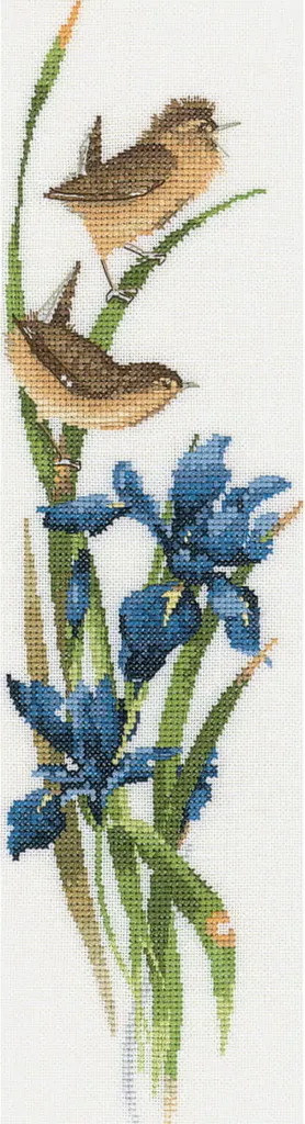 Kit Broderie Heritage VPRB541-E Rhapsodie in Blue Format Vertical L