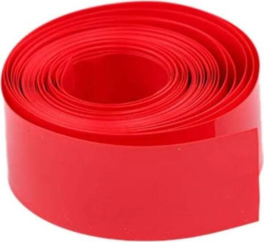 Guaina Termoretraibile 40mm Rossa 2m - Isolamento Elettrico 2:1