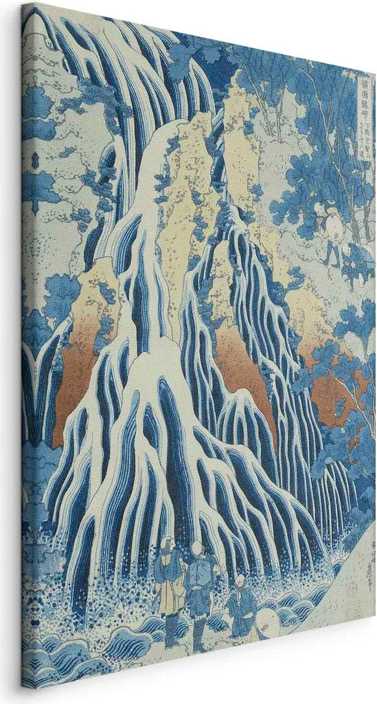 Quadri Housai Katsushika 80x120 cm quadro in tessuto non tessuto 1 pezzo stampa d'arte moderna arte da parete XXL decorazione murale design quadro da parete arte astratta l-E-12307-b-a