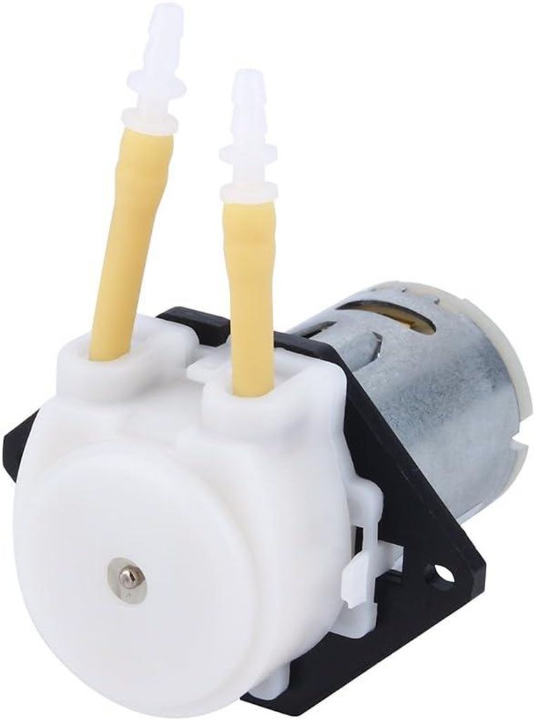 Schlauchpumpe mit abnehmbarem Kopf, 12 V für Aquarienwasser (Weiß)