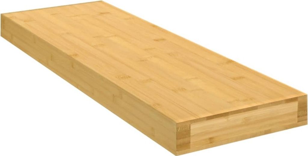 Wandregal 60x20x4 cm Bambus