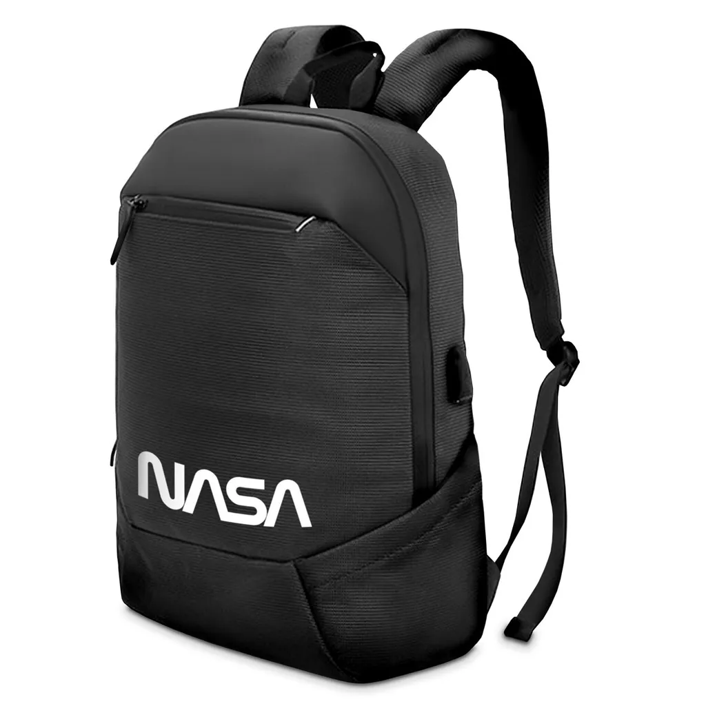 Sac à dos pour PC 15.6" bicolore avec compartiment renforcé Noir Blanc