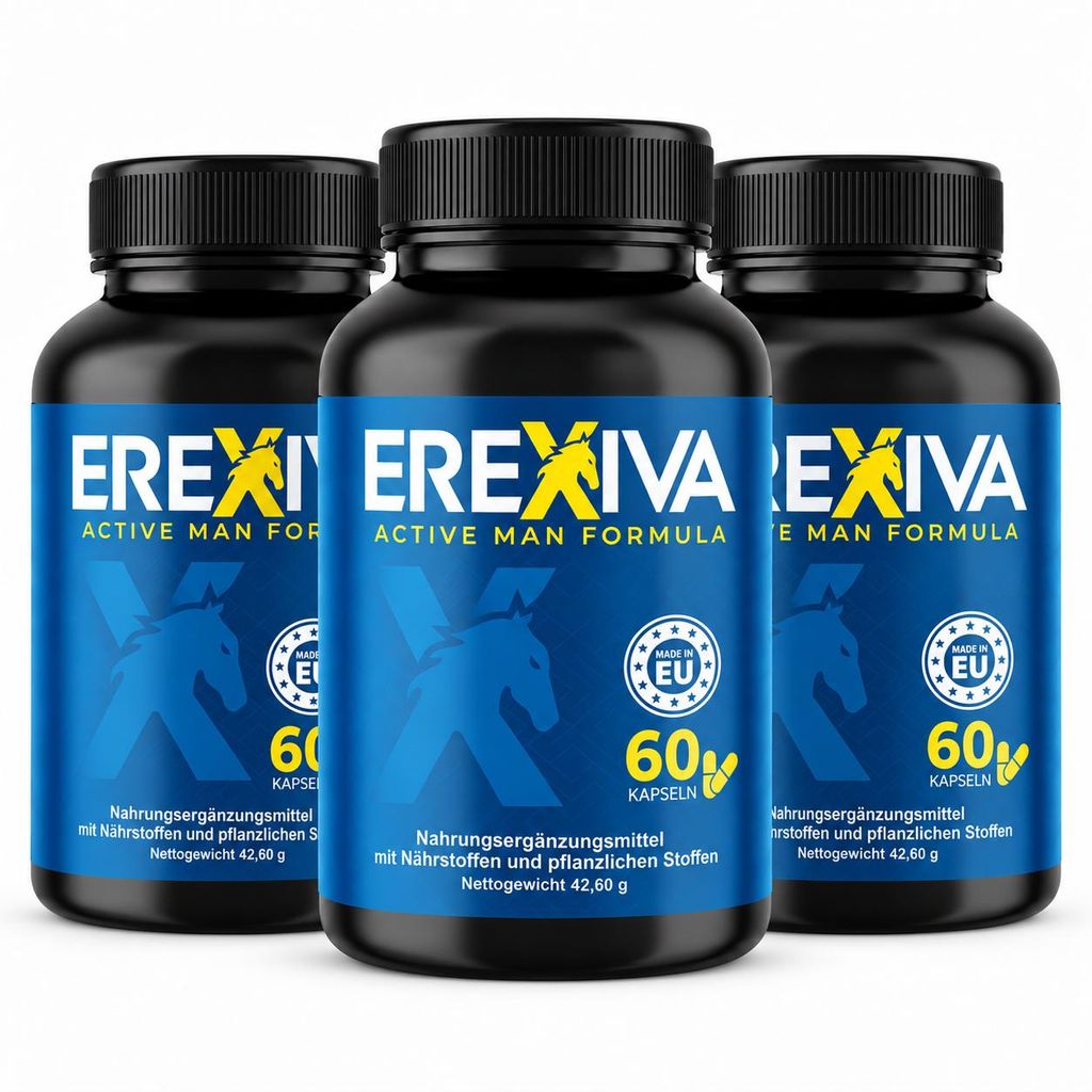 EREXIVA, Nahrungsergänzungsmittel, 60 Kapseln, Sägepalme, Sägepalmenextrakt, Sägepalmenfrucht, Seren