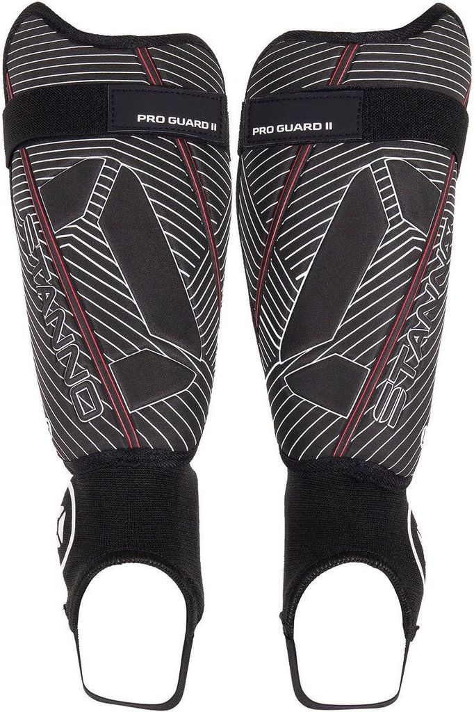 Stanno Pro Guard II Schienbeinschoner - Schwarz / Rot