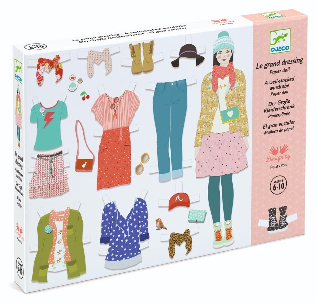DJECO One big dressing room - 31,5 x 24 x 3 cm Immagine del prodotto 