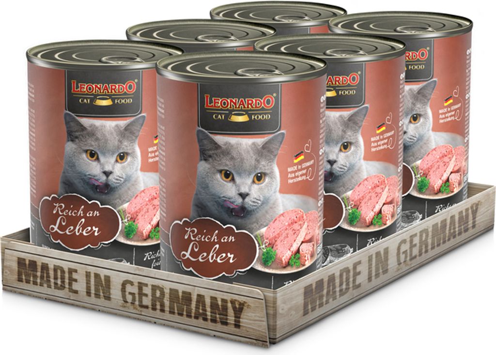 LEONARDO Reich an Leber 6x 400g Produktbild 