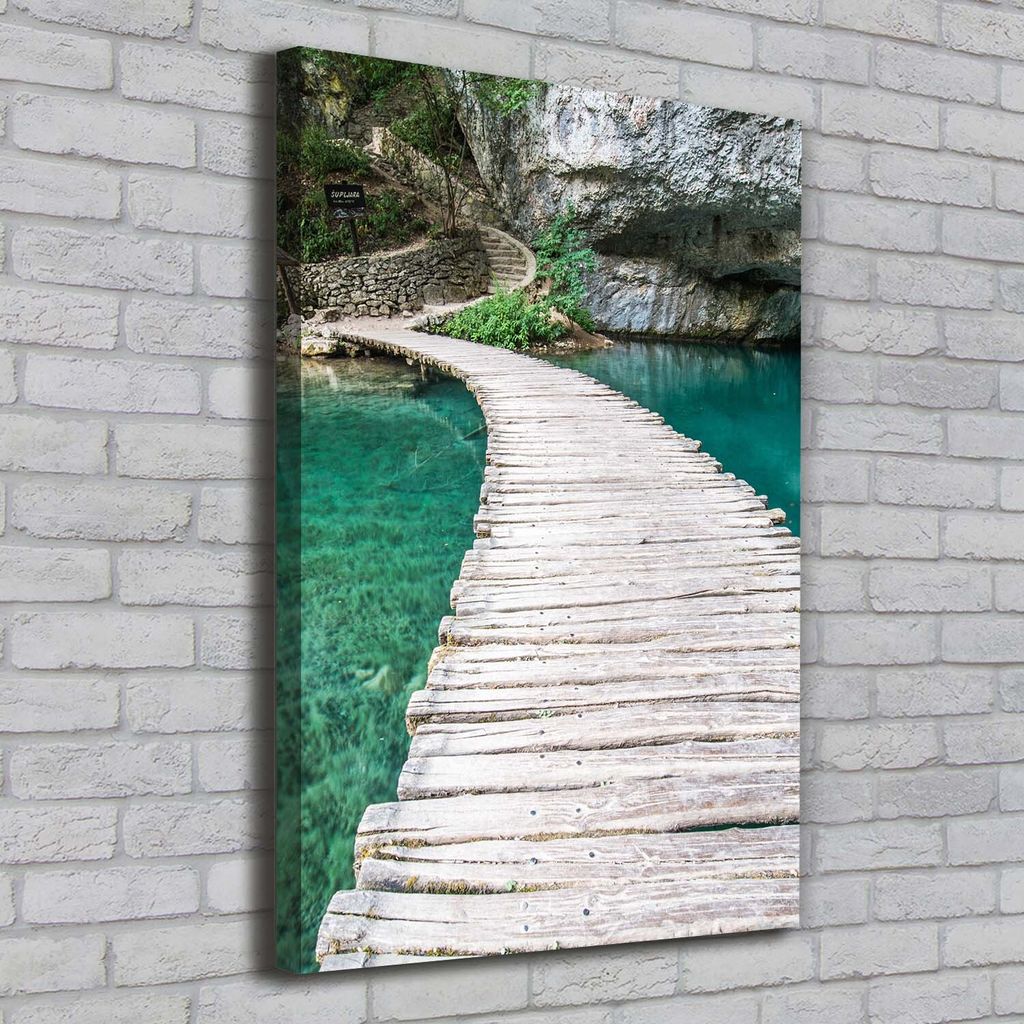 Tulup Leinwandbild - 70x100cm - Wandkunst - Drucke auf Leinwand - Leinwanddruck - Wohnzimmer Wanddekoration XXL - Wohnung Deko Kunstdrucke - Land...
