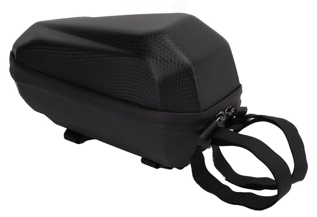 Tragbare Aufbewahrungstasche, Lenkertasche, Fronttasche für Mountainbike, E-Bike, Roller, Motorrad – Schwarz, 2 l