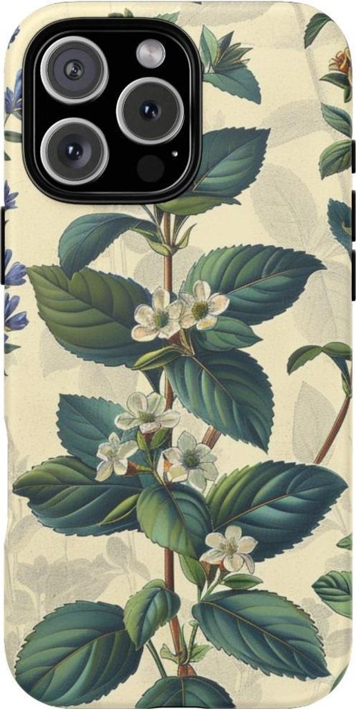Vintage-Kräuterdesign mit botanischem Muster – Hülle Kompatibel mit iPhone 16 Pro Max