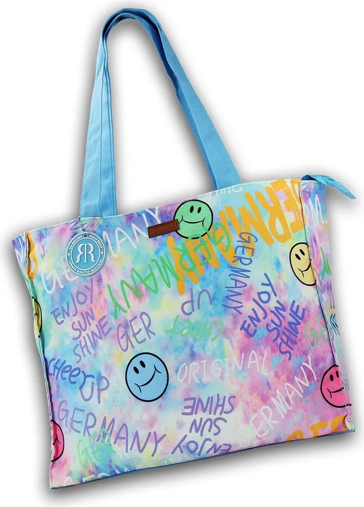 borsa Robin Ruth blu chiaro multicolore cotone poliestere D2OTG3010F