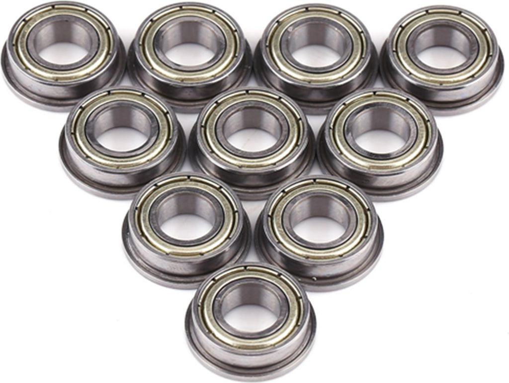 10 Stück F688ZZ Metall-Stahl-Doppelflansch-Kugellager 8*16*5mm für Motor