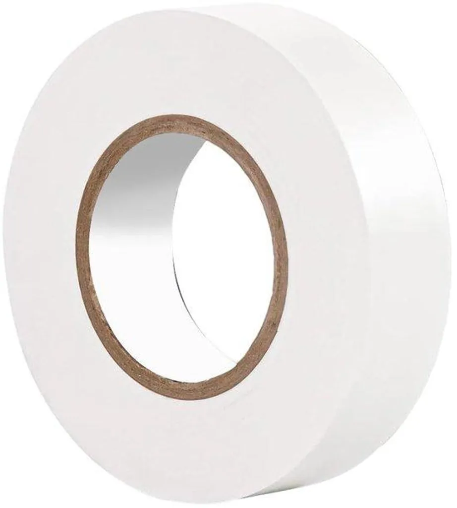 Ruban PVC isolant blanc ignifuge imperméable pour câblage intérieur 600V