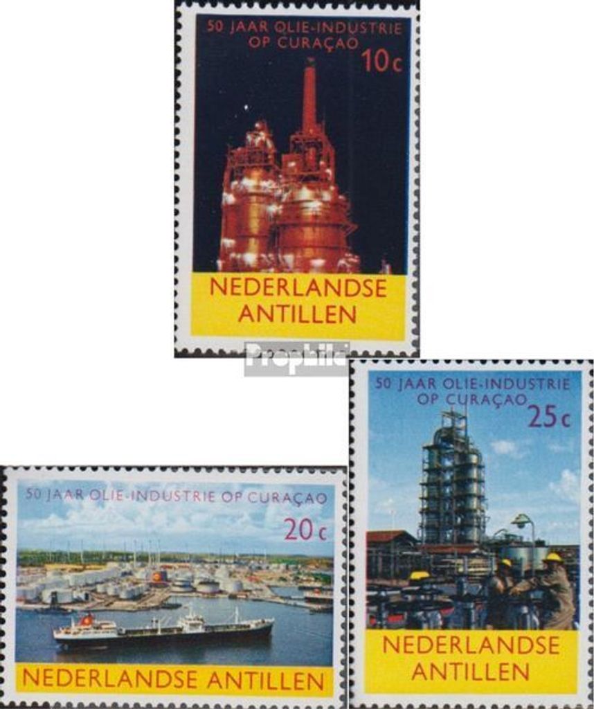 Briefmarken Niederländische Antillen 1965 Mi 149-151 (kompl.Ausg.) postfrisch Erdöl