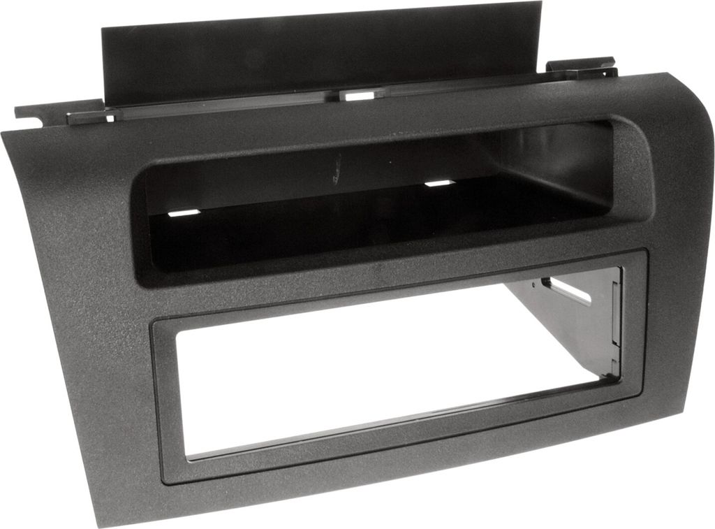 1-DIN Radioblende mit Fach passend für Mazda 3 2003-2008 schwarz