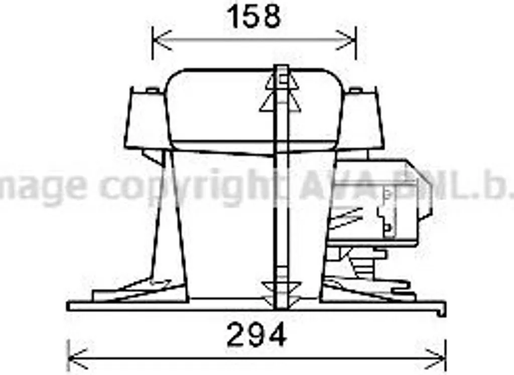 Moteur de ventilation habitacle Renault Clio 1 et Megane 1 - RT8521