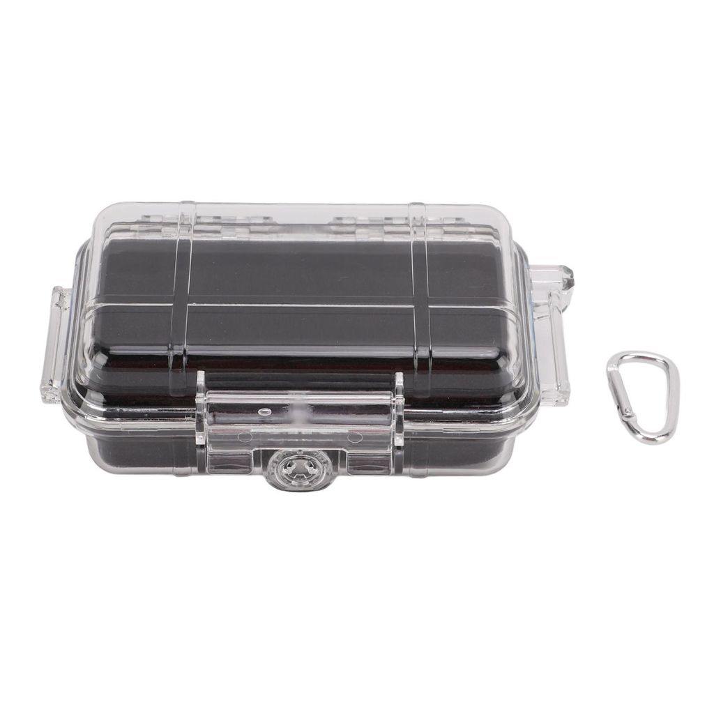 Stoßfeste Kunststoffbox, mit Stoßdämpfungsfutter, outdoor wasserdicht, luftdicht, transparent, kleine Größe