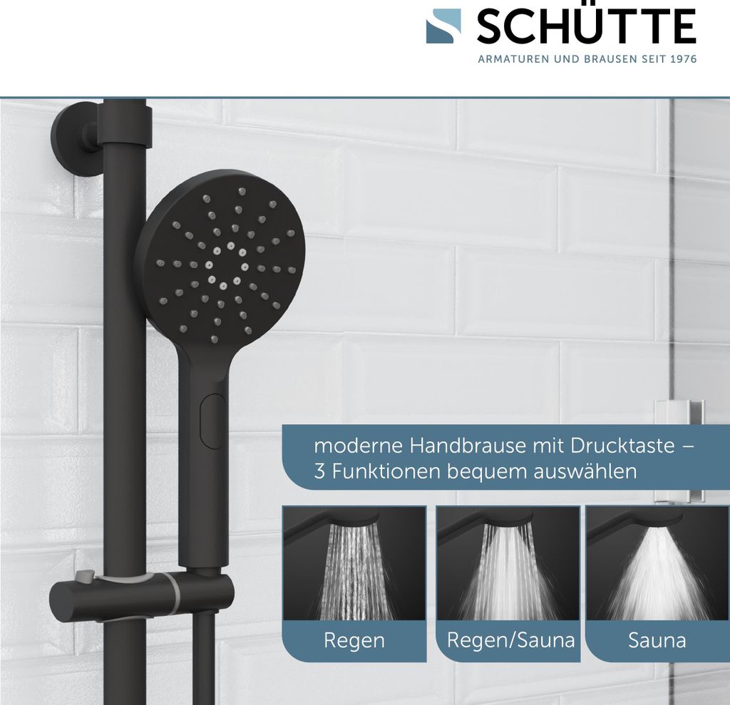 SCHÜTTE Duschsystem MADURA FRESH, Regendusche mit Produktbild 3