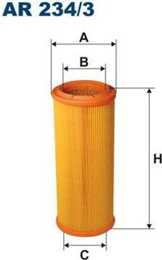 FILTRON AR 234/3 Luftfilter OE 46754989 kompatibel mit Doblo