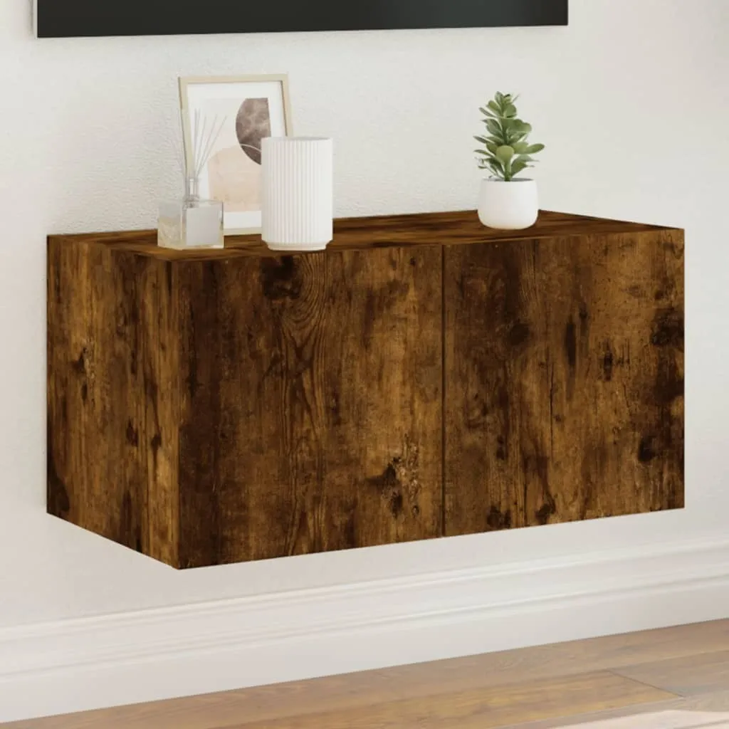 Mobile TV Salvaspazio Maison Exclusive Rovere LED 60cm - Sicuro