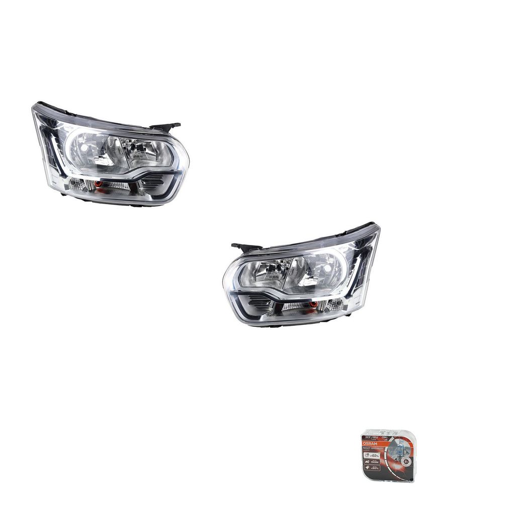 Johns, Scheinwerfer Osram Night Breaker Laser passend für Ford Transit 13 13- Set L R 1830357 1815696 1817487 1819826 1865207 1865209 1877027 BK31...