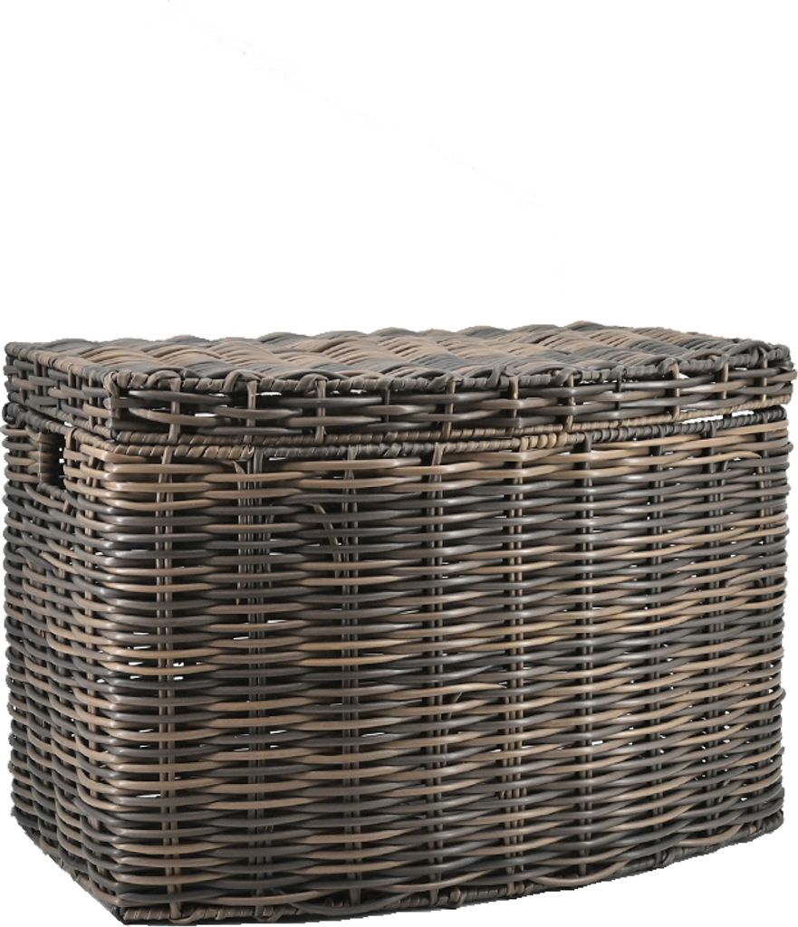 Wäschekorb Aufbewahrungskorb braun 37 cm