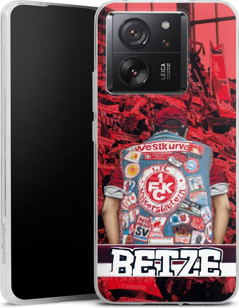 DeinDesign Handyhülle für Xiaomi 13T Pro Silikon Hülle Case Smartphone Schutzhülle 1. FC Kaiserslautern 1. FCK Offizielles Lizenzprodukt