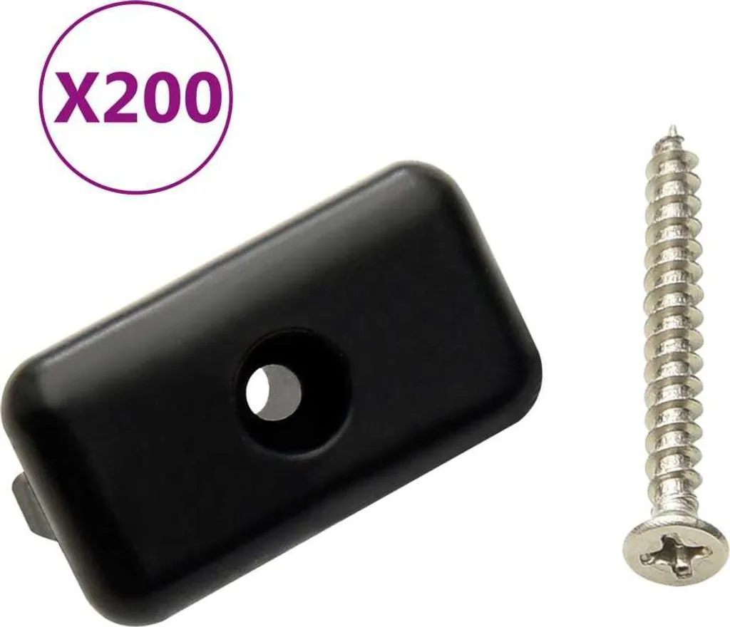 Kit fixation terrasse bois : 200 clips invisibles et vis inox 304 durables