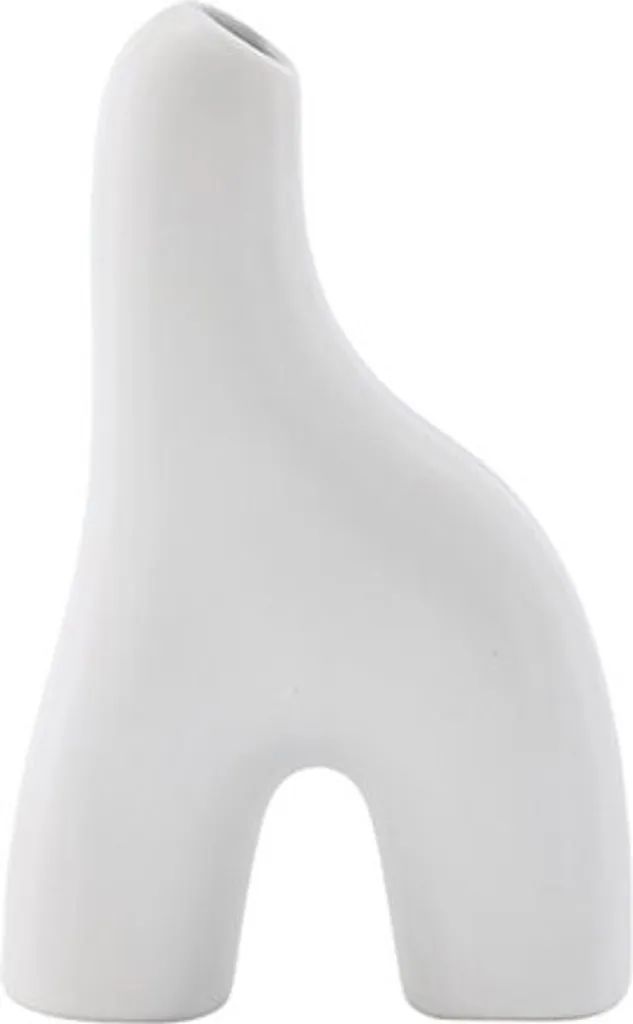 Vase blanc Venture Design Aya au style minimaliste pour intérieur épuré