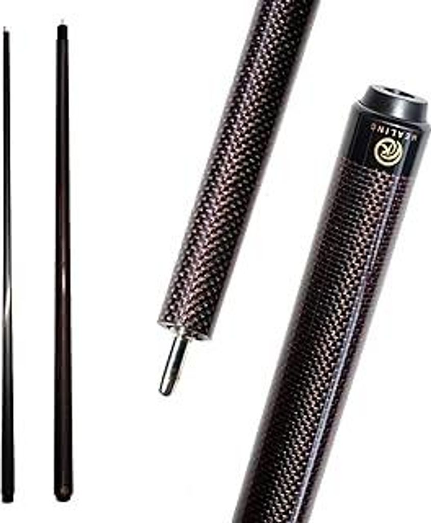 Billardqueue aus Kohlefaser, 58 Zoll, 1/2-Zoll-Struktur, 3-Zahn-Anschluss, 12,4 mm Spitze, 540-567 g, geeignet für professionelle Billardspieler