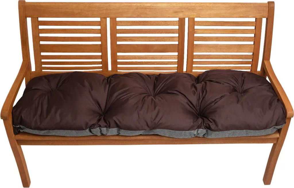Cuscino Seduta Esterno 120x60 Marrone | Ideale per Mobili in Rattan