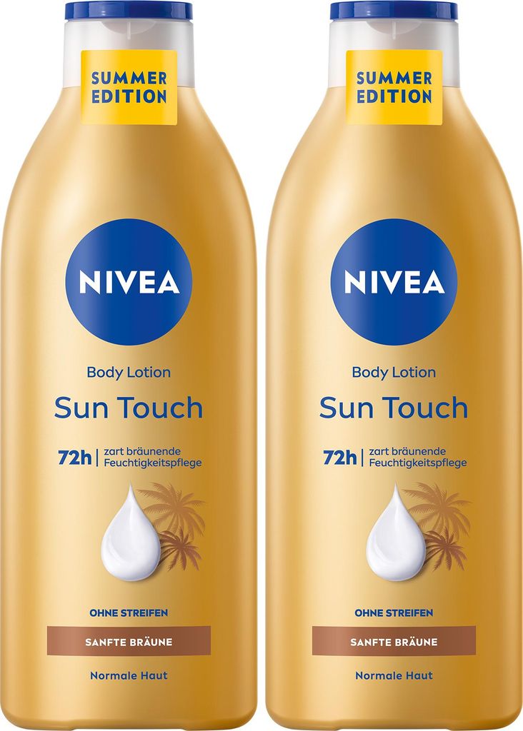 NIVEA 2er Set Body Lotion Sun Touch 2 x 400 ml
