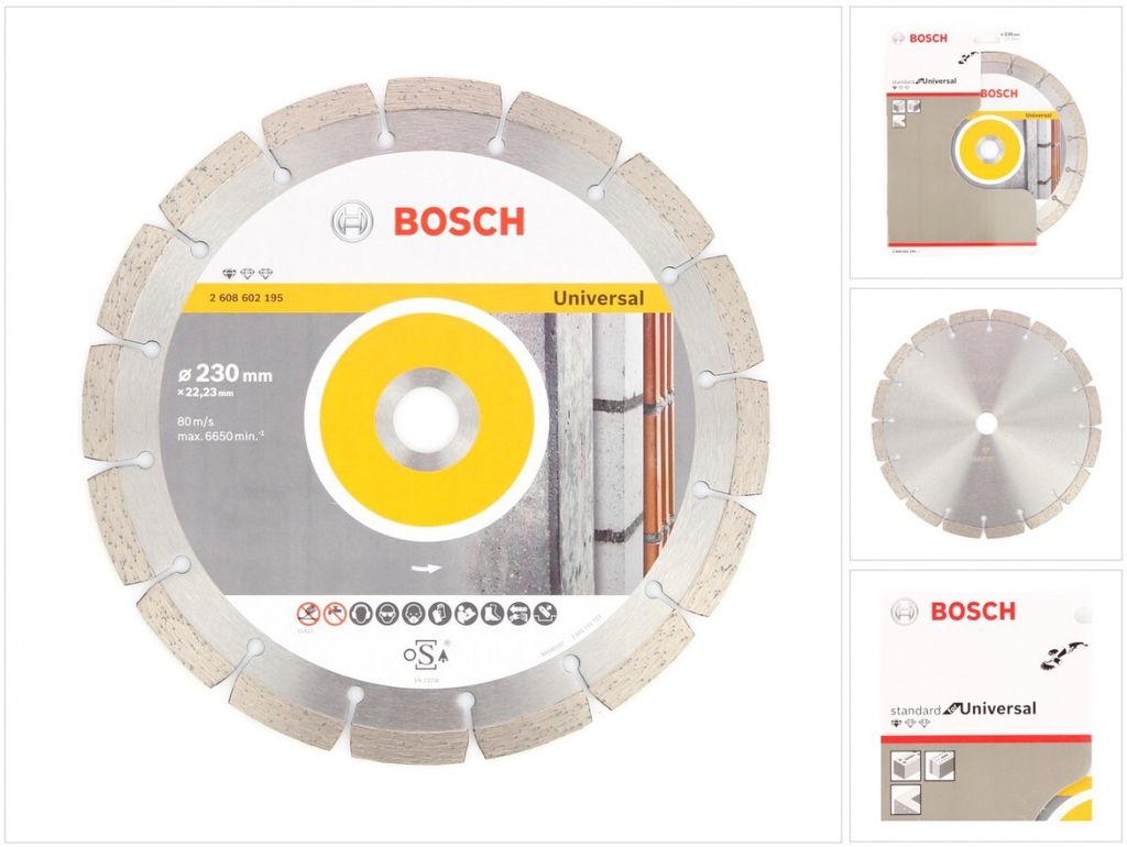 Bosch 2 608 602 195, Tarcza tnąca, Uniwersalne, Bosch, 2,22 Zdjęcie produktu 
