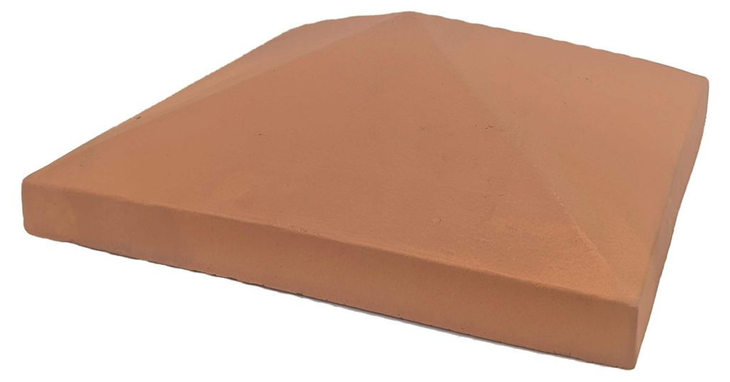 Chapeau Pilier 42x42 Pointe De Diamant - Rouge Image du produit 