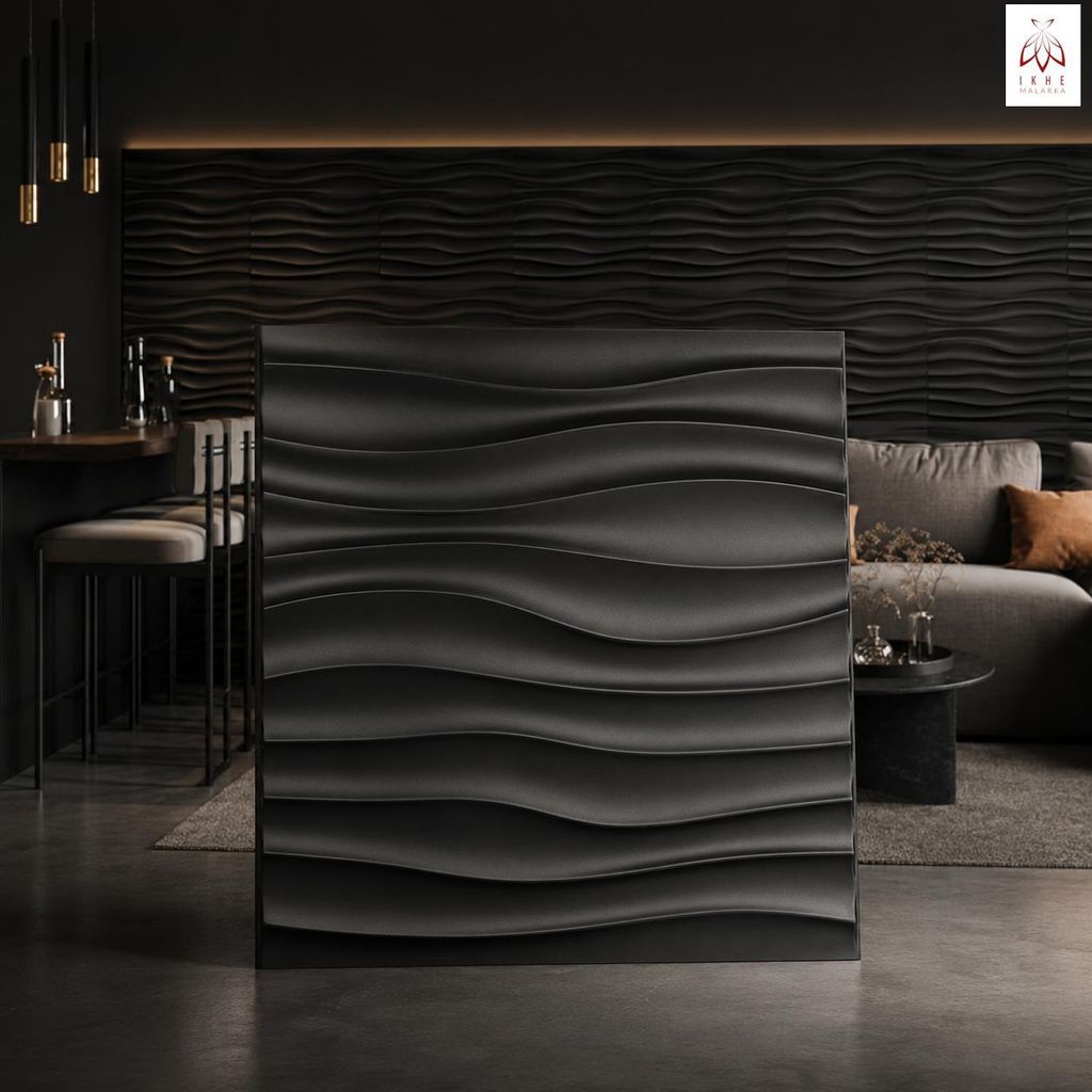 Kunststoff 3D Wandpaneele Wanddeko Wandverkleidung Produktbild 