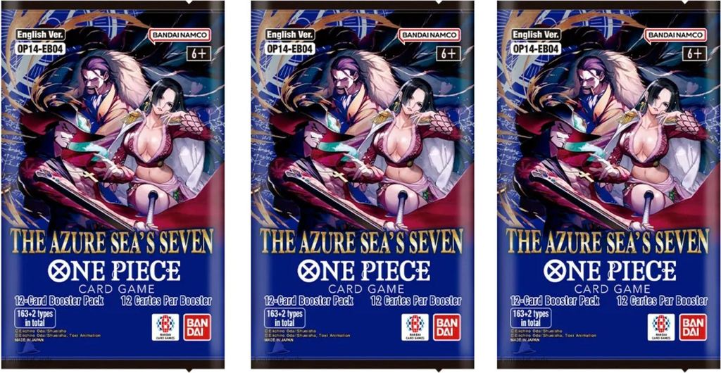 The Azure Sea’s Seven OP-14 – One Piece Card Game – 3x Produktbild 