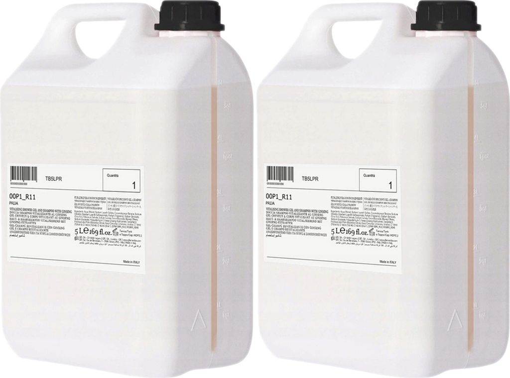 PRIJA flüssiges Shampoo/Duschgel Ginseng 2x5L Produktbild 