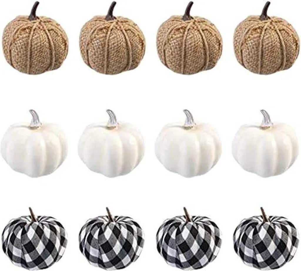Décoration Halloween élégante en tissu rayé - Finissez-en avec le plastique