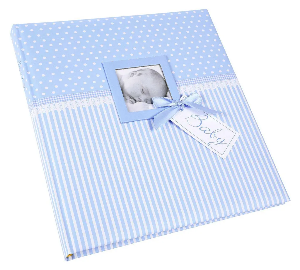 Album Foto Neonato Goldbuch Sweetheart Blu 15802 | 60 Pagine 30x31 cm