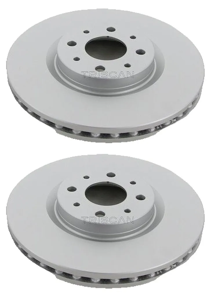 Jeu de disques de frein avant ventilés 281mm TRISCAN pour Alfa Romeo MiTo