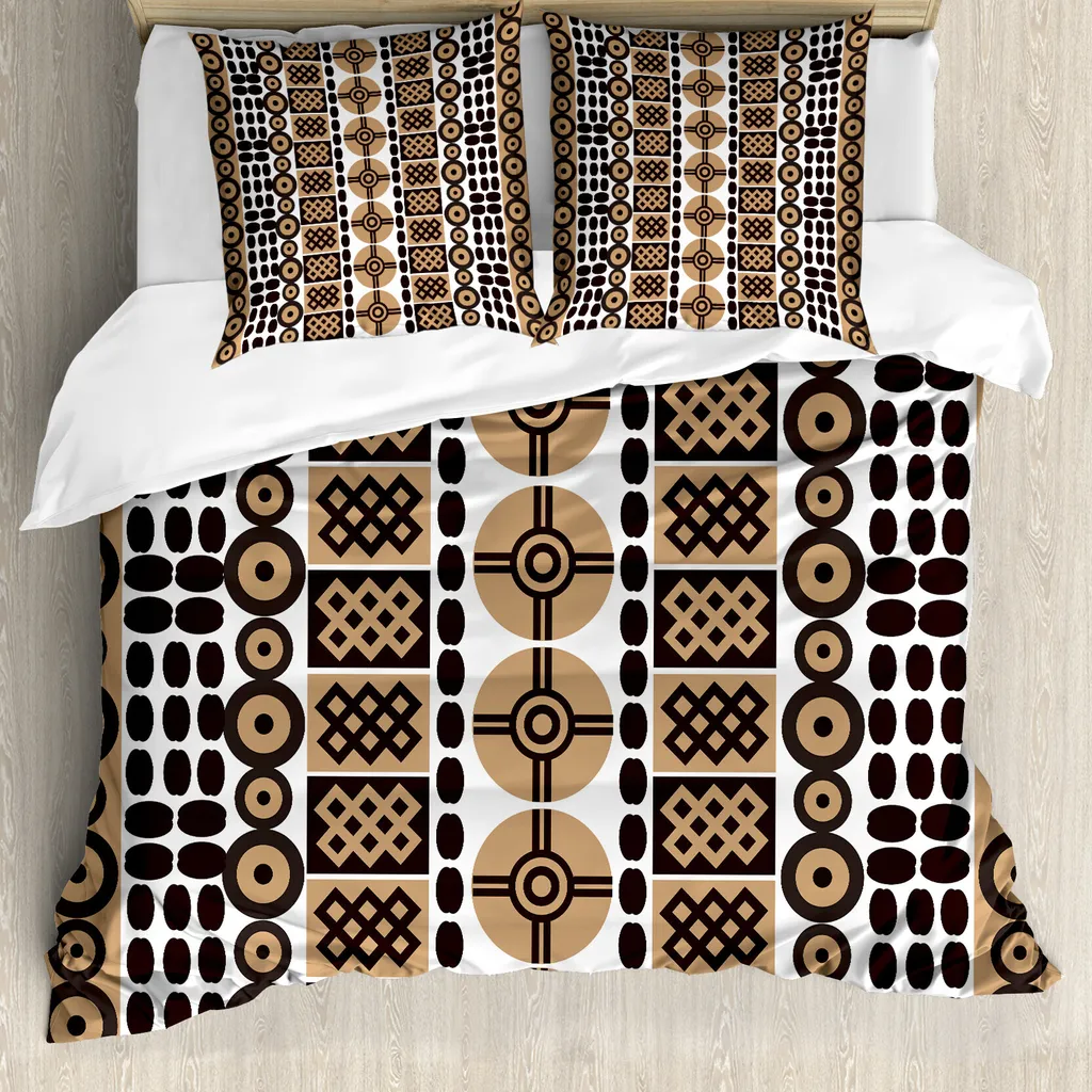 Copripiumino Matrimoniale Antiacaro ABAKUHAUS Zambia Marrone