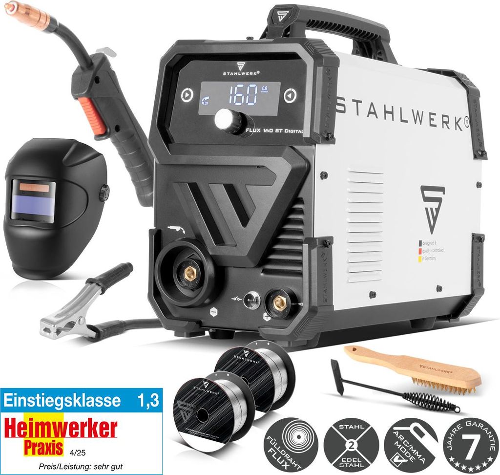 STAHLWERK Schweißgerät FLUX 160 ST Digital – Produktbild 
